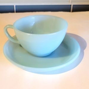 Delphite cup & saucer
